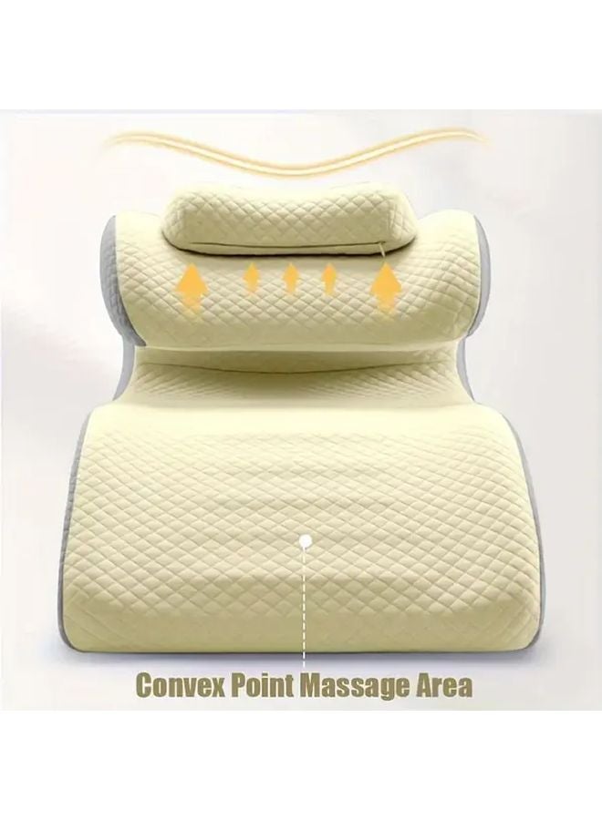 Blue Support Pillow for Couples Intimacy Adjustable Headrest Abdomen Lumbar Back - Image 5