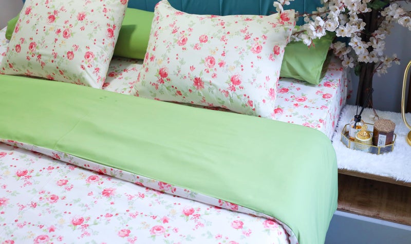 Golden Bed King Size 230 * 240 Cotton Amreya Luxury Quilt Cover (Classic) - Image 1