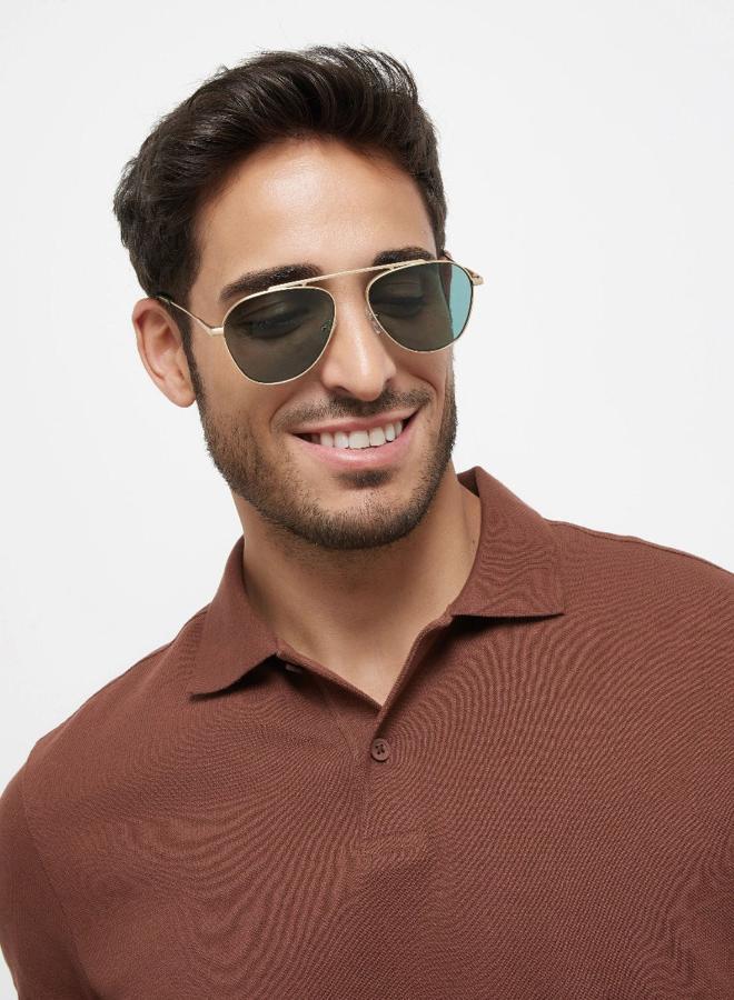 30 سندايز نظارة شمسية عتيقة بتصميم الطيار - Image 5