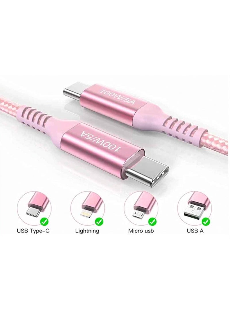 كابل شحن سريع 3 في 1 من USB-A إلى Type-C / Lightning / Micro USB - Image 2