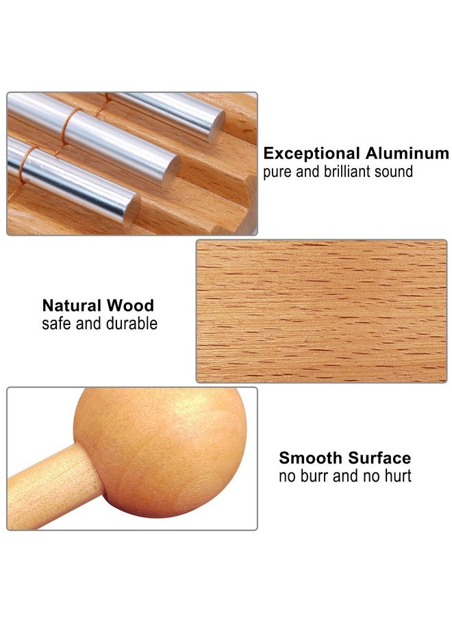 EHOME Meditation Chimes, Mindfulness Trio Hand Bell, Music Classroom Supplies Teacher Tools, Percussion Instrument Reminder With Mallet Storage Bag For Prayer Yoga Eastern Energies Music Gift  - Image 2