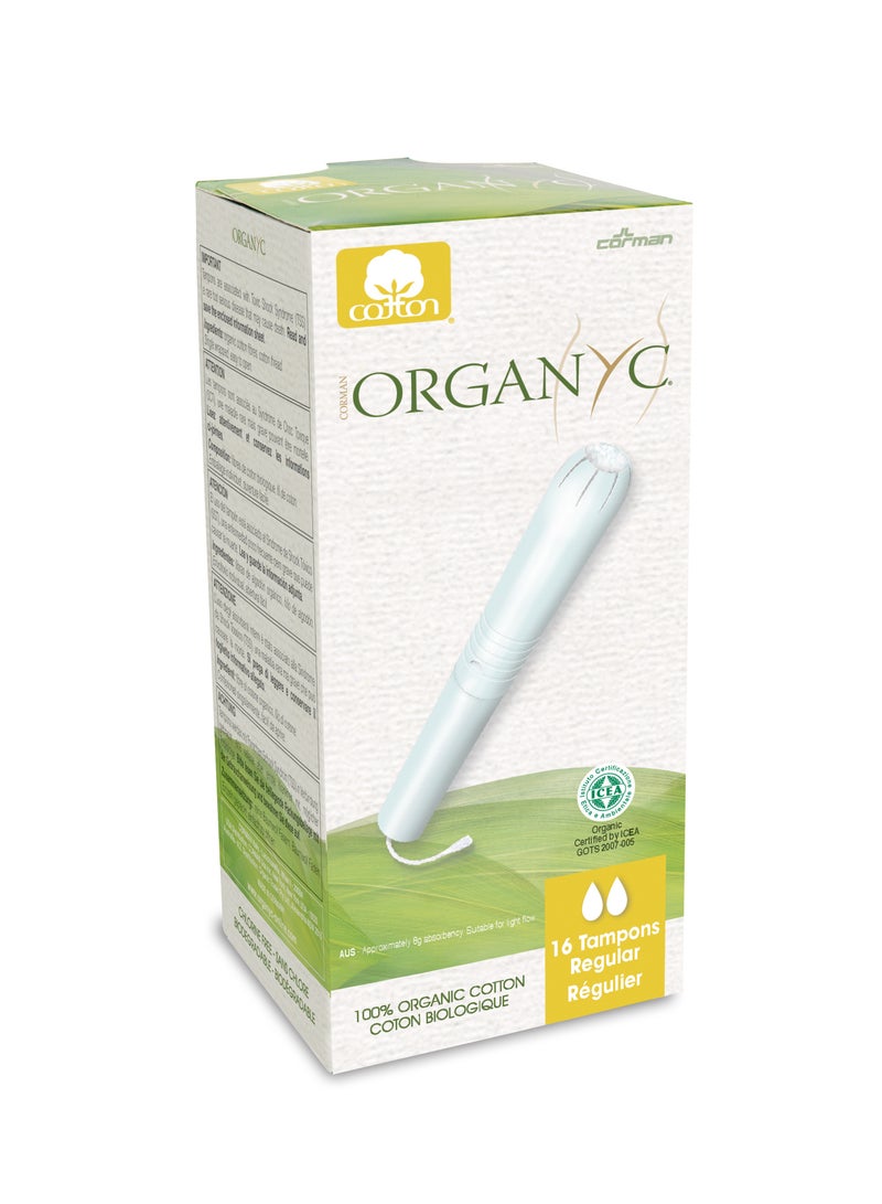 ORGANYC Tampon Regular 16 Pcs