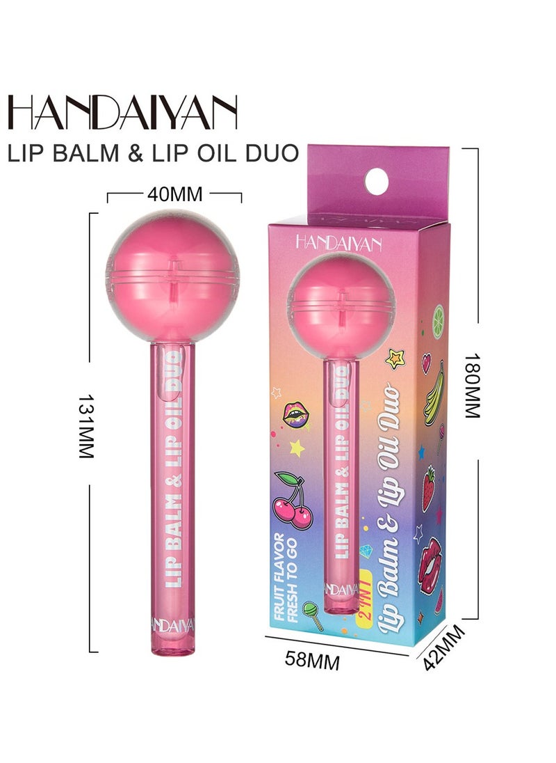 Handaiyan - 2 IN 1 Lip Balm and Lip Oil Duo - Image 1