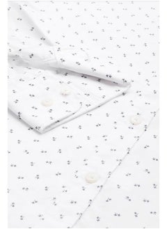 Peter England Peter England Men's Everyday Ditsy Print Slim Fit Full Sleeve Casual Shirt | 100% Cotton  - Image 4