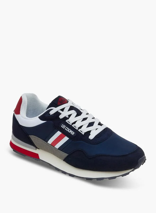 Lee Cooper Men Panelled Lace-Up Ortholite Sneakers