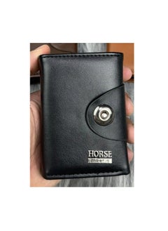 Horse Card holder and wallet - black.  - Image 2