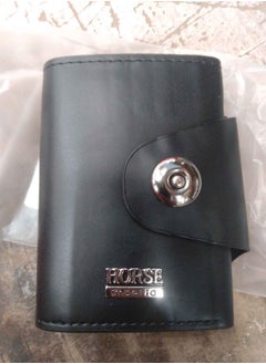 Horse Card holder and wallet - black.  - Image 4