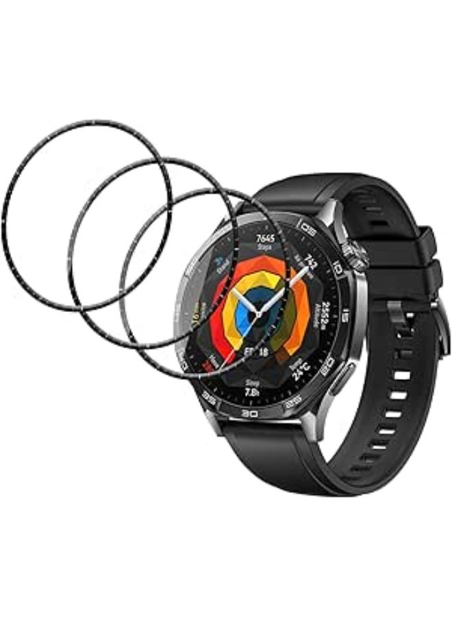 [3 Pieces] Protective Film Compatible For HuaWei Watch GT 5 46 mm, High Definition, TPU Film