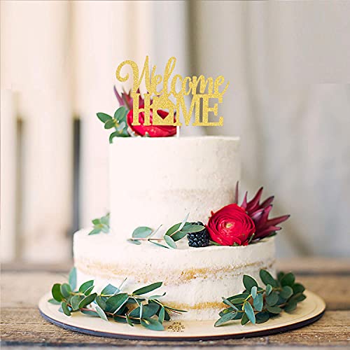 Festiko®Welcome Home Cake Topper for New House,Home Sweet Home Cake Decor Housewarming Party Decoration - Image 4