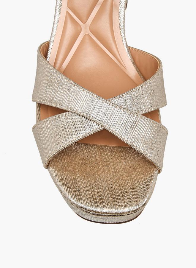 Celeste Women Block Heel Ankle Strap Sandals Ramadan Collections - Image 4