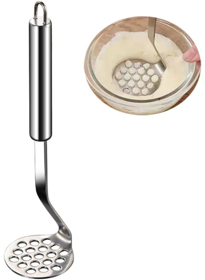 Potato Mud Presser Stainless Steel Potato Masher Vegetable Masher Fruit Masher Cooking and Kitchen Gadget  - Image 1