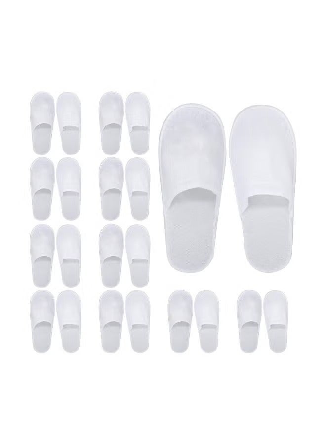 MHD 24-Pairs Disposable Bath Slippers White - Image 2