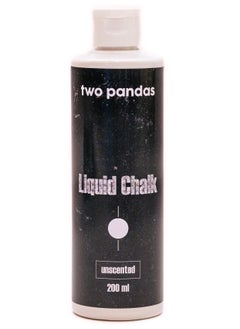 two pandas Pandas Liquid Chalk (White Unscented) For Rock Climbing Calisthenics Bouldering Gym Crossfit Gymnastics Weightlifting (Not For Pole Dancing)  - Image 1