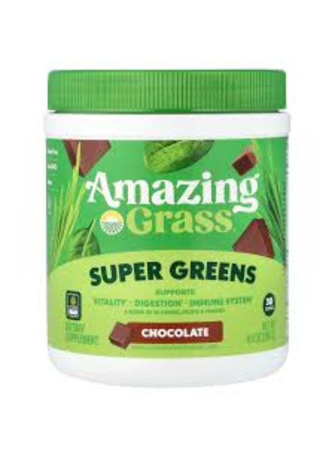 Amazing Grass, Super Greens, Chocolate 240 g - Image 1