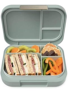 Bentgo Modern Versatile 4 Compartment Bento Style Lunch Box For Adults And Teens Leak Resistant Ideal For On The Go Balanced Eating Bpa Free Matte Finish And Ergonomic Design Navy  - Image 2