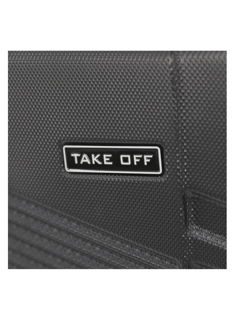 TAKEOFF Hardshell Luggage Spinner Trolley Bag 3 Pieces Set,Grey(S-20",M-24",L-28")  - Image 3