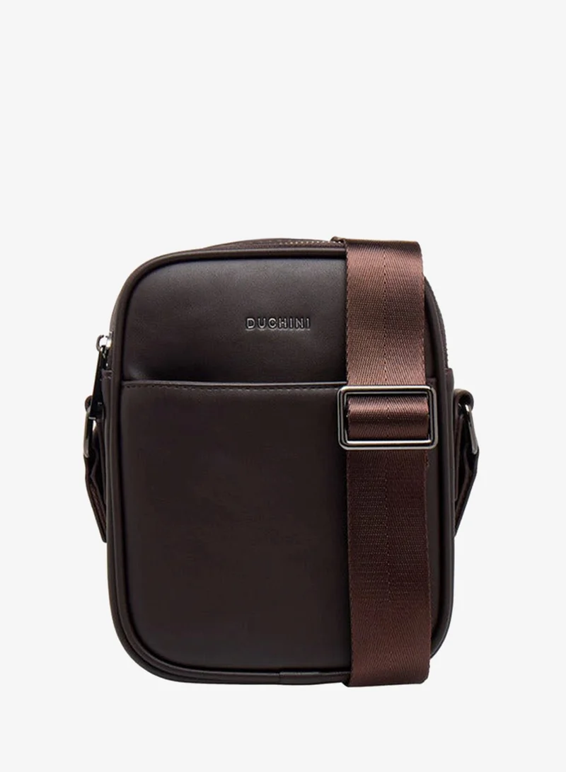 DUCHINI Men Adjustable Strap Crossbody Bag