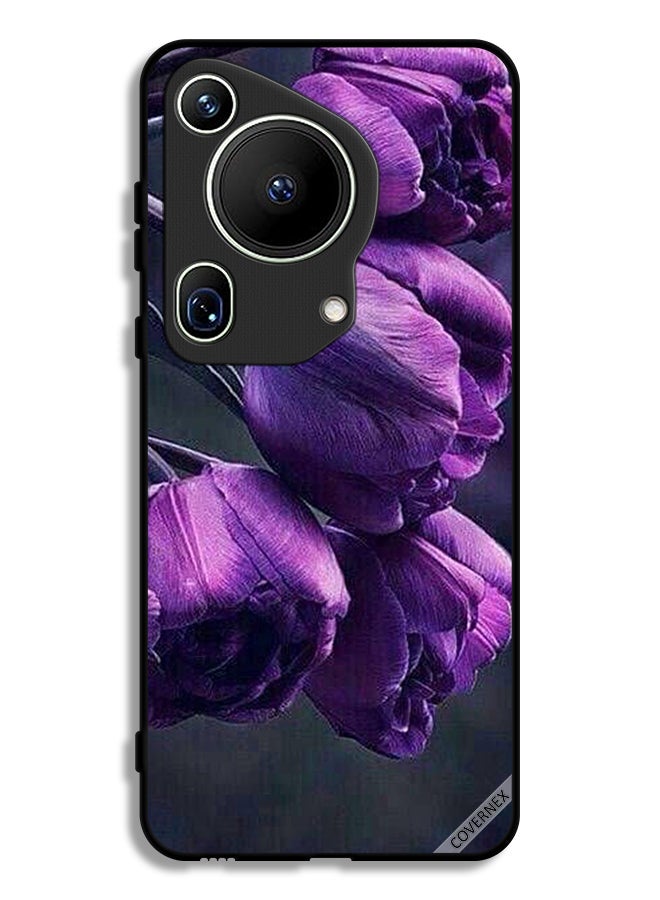 Covernex Huawei Pura 70 Ultra Protective Case Cover Dark Flowers - Image 1