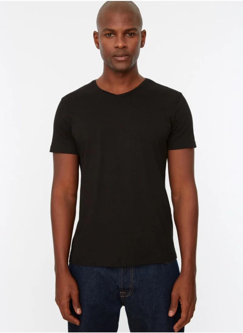 trendyol Essential V-Neck T-Shirt