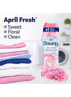 Downy In-Wash Laundry Scent Booster Beads, April Fresh, 24 oz  - Image 3