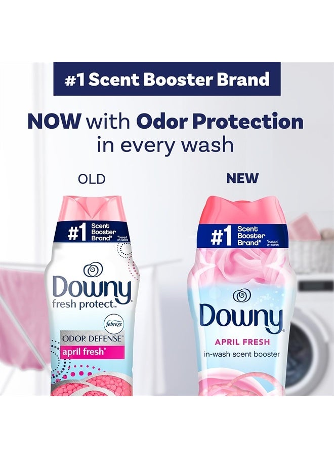 Downy حبيبات تعزيز رائحة الغسيل أثناء الغسيل، إبريل فريش، 24 أونصة  - Image 4