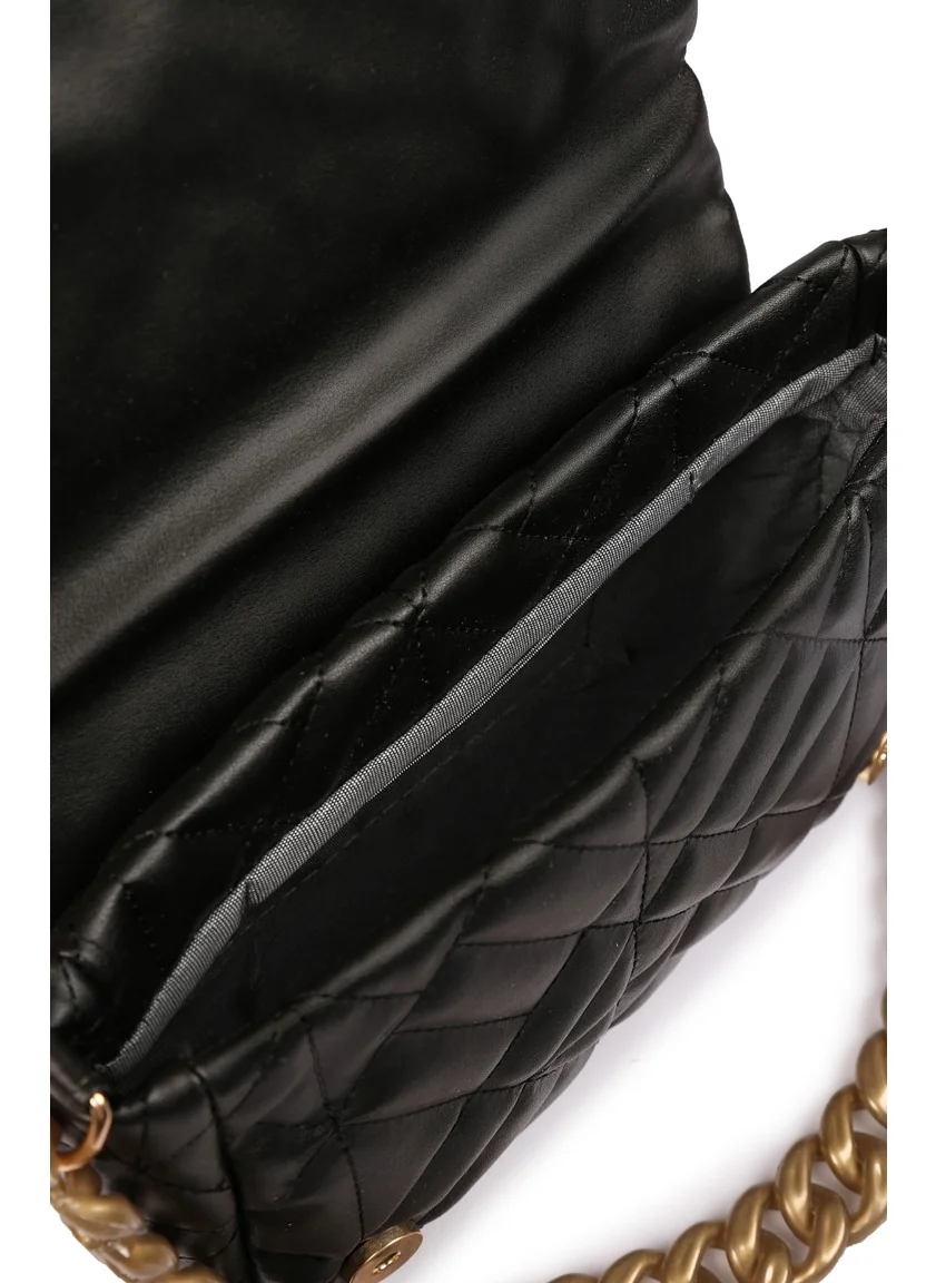 Sefa Merve Stilgo Women's Shoulder Bag RMD01Z-06 Black