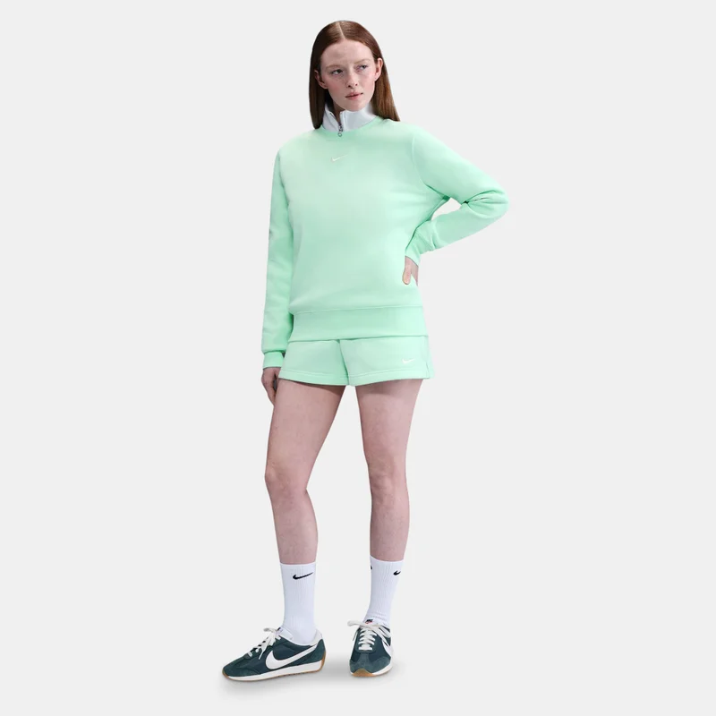 Nike Green Women's Sportswear Phoenix Fleece Sweatshirt for Women | Best Price UAE