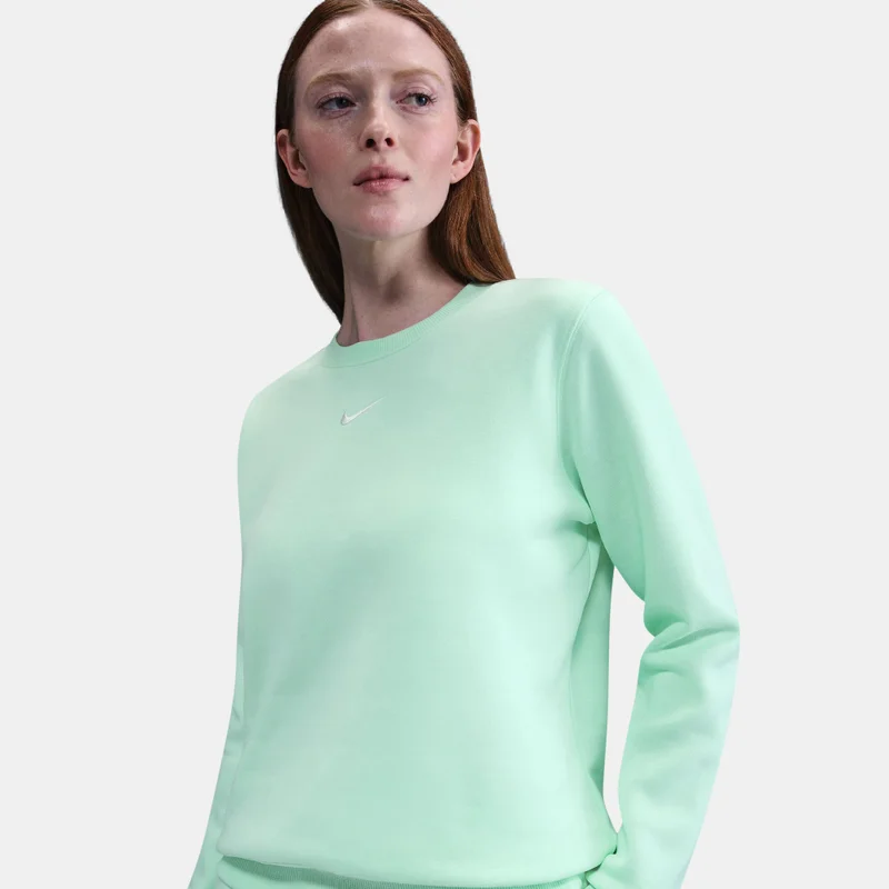 Nike Green Women's Sportswear Phoenix Fleece Sweatshirt for Women | Best Price UAE