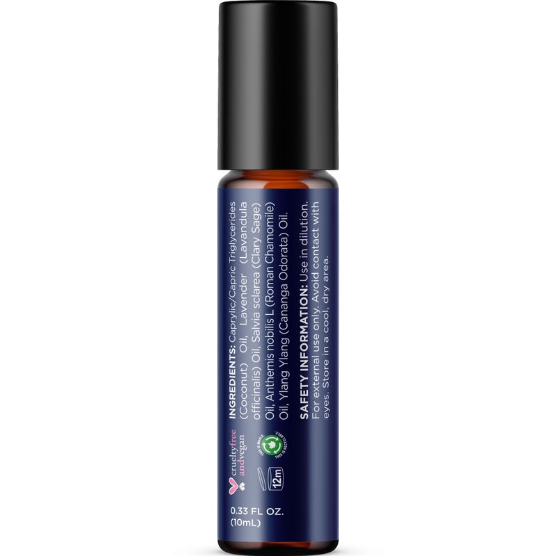 Maple Holistics Sleep Essential Oil Roll On - Sleep Essential Oil Blend with Aromatherapy Oils for Restful Sleep and Relaxation - Calming Pre-Diluted Sleep Oil Blend with Pure Lavender Oil Roman Chamomile and Sage - Image 5
