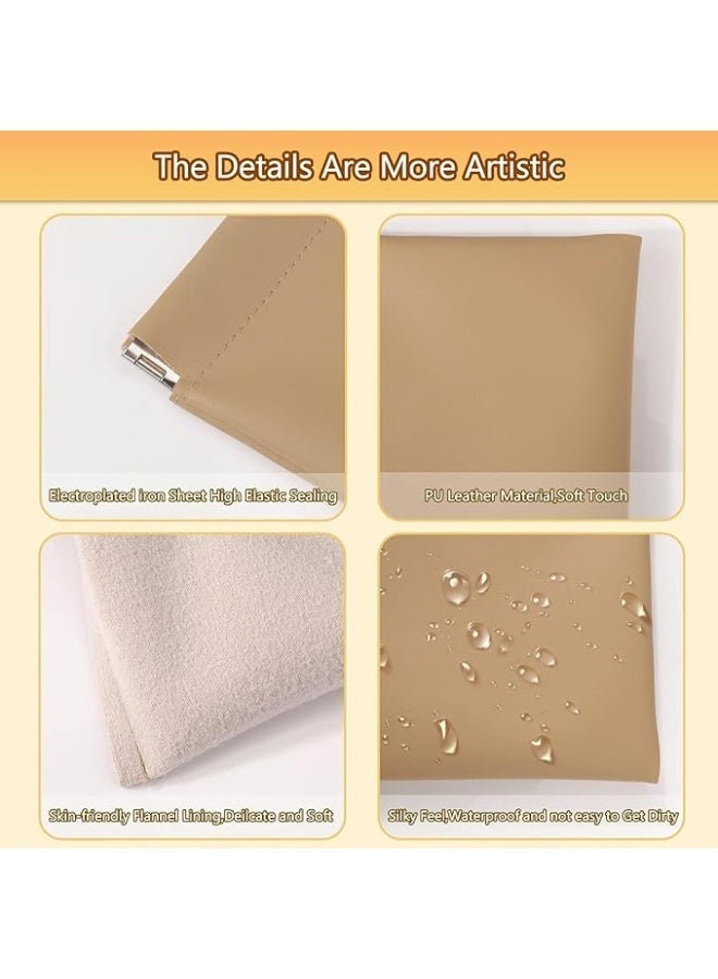 4 PCS Small Makeup Bag for Purse, Mini Portable Cosmetic Bags for Women, Coin Purse Lipstick Cosmetic Accessories Organizer, Small Travel Kit Storage Pouch - Image 5