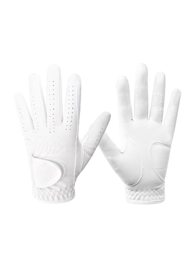 Generic Elastic Cuff Golf Glove Women Left Hand 1Pc - Breathable Non-Slip Wear-Resistant Golfer Accessory 