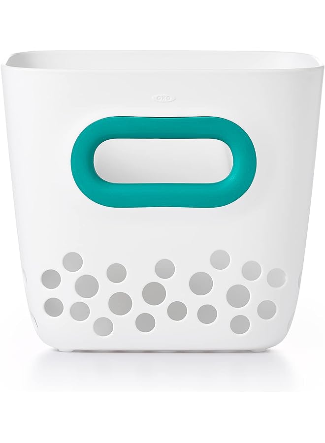 Raxoom Tot Bath Toy Bin, Teal, 1 Count (Pack of 1) - Image 1