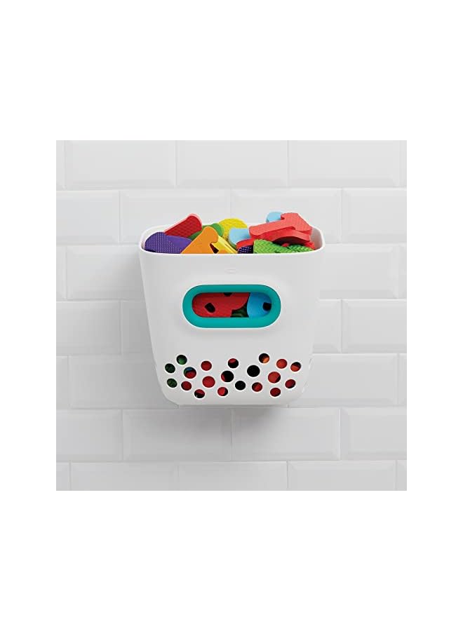 Raxoom Tot Bath Toy Bin, Teal, 1 Count (Pack of 1) - Image 4