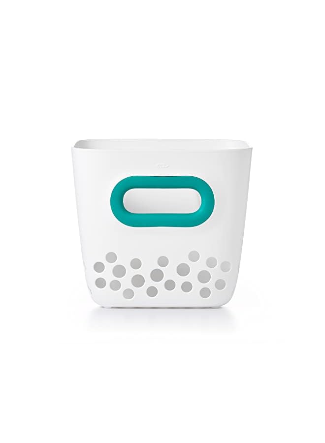 Raxoom Tot Bath Toy Bin, Teal, 1 Count (Pack of 1) - Image 2