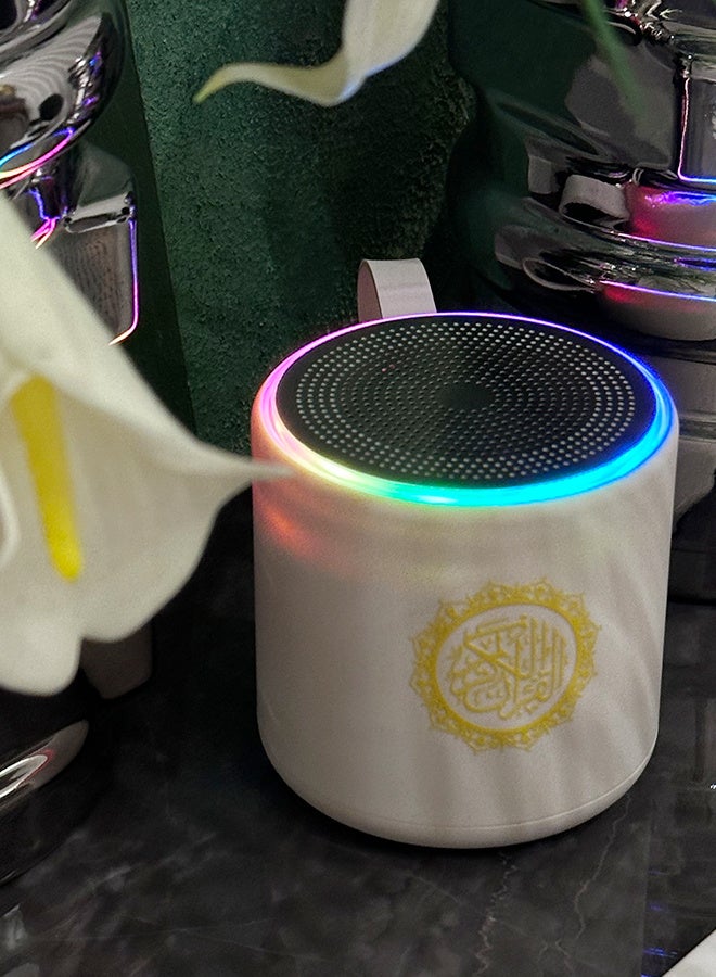 Quran Bluetooth Speaker， With Portable Handle, LED Lighting, Stereo Surround Sound, Customized For Saudi Muslims - Image 1