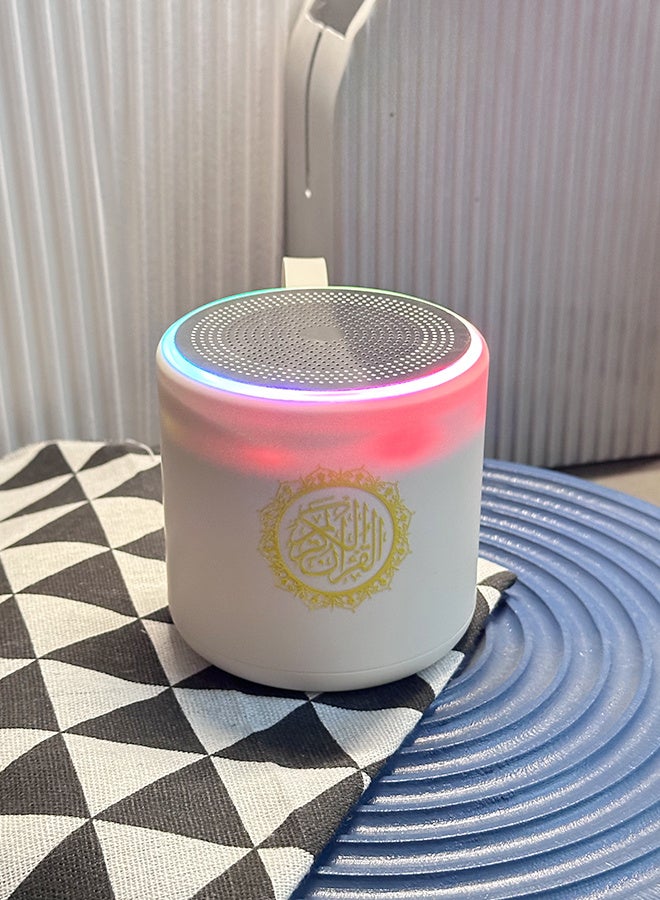 Quran Bluetooth Speaker， With Portable Handle, LED Lighting, Stereo Surround Sound, Customized For Saudi Muslims - Image 5