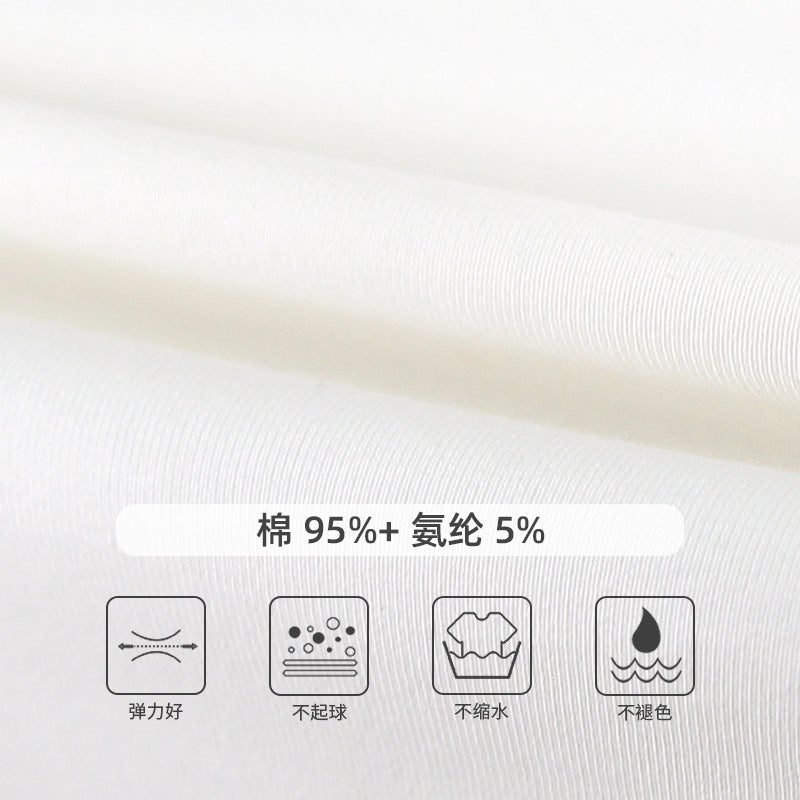 Girls Doll Collar Base Shirt Spring and Autumn Inner Long Sleeve T-Shirt Baby Cotton White Lace Top 4 - Image 5