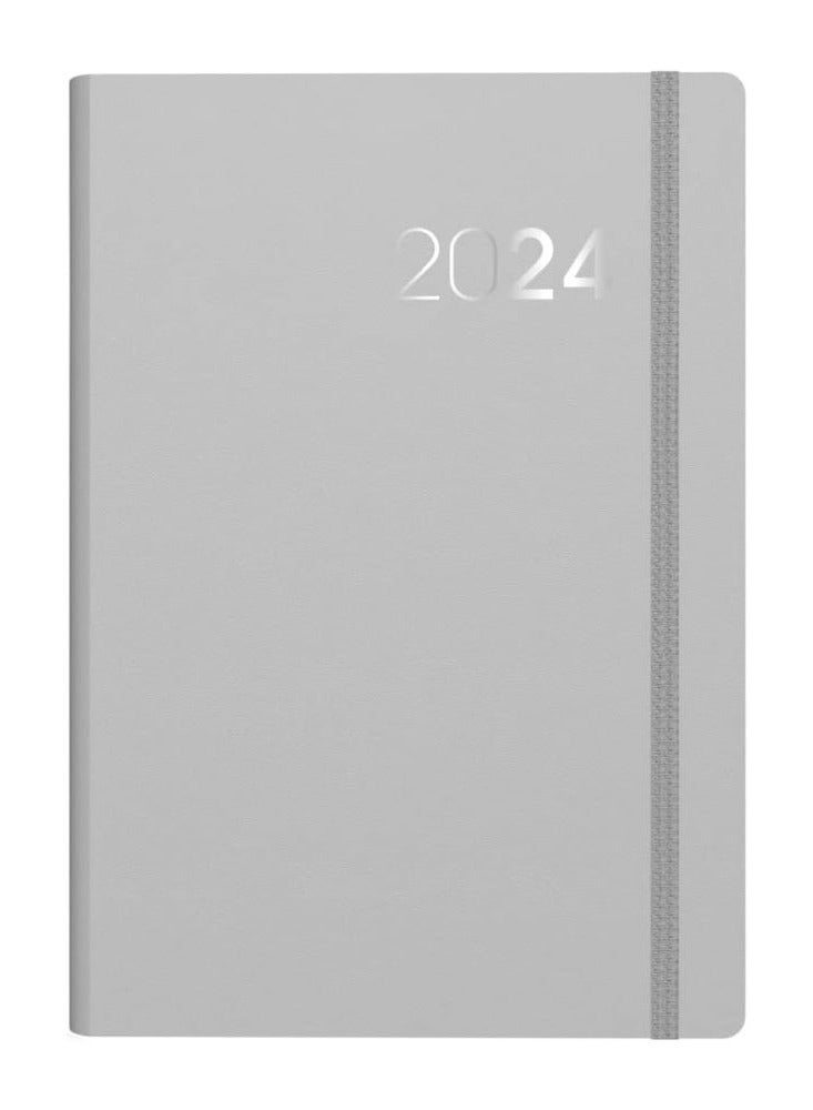 Collins Collins Legacy 2024 Diary A5 Day To Page Diary (with Appointments) - Business Planner and Organiser - January to December 2024 Diary - Daily - Grey - CL51.97-24  - Image 2