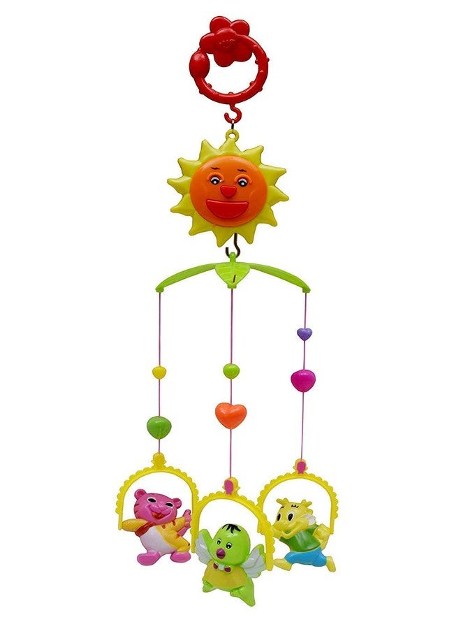 Shivaaro 5 Pcs Lovely Colourful Musical Hanging Rattle Toys with Hanging for Babies (Multi Color) - Image 4