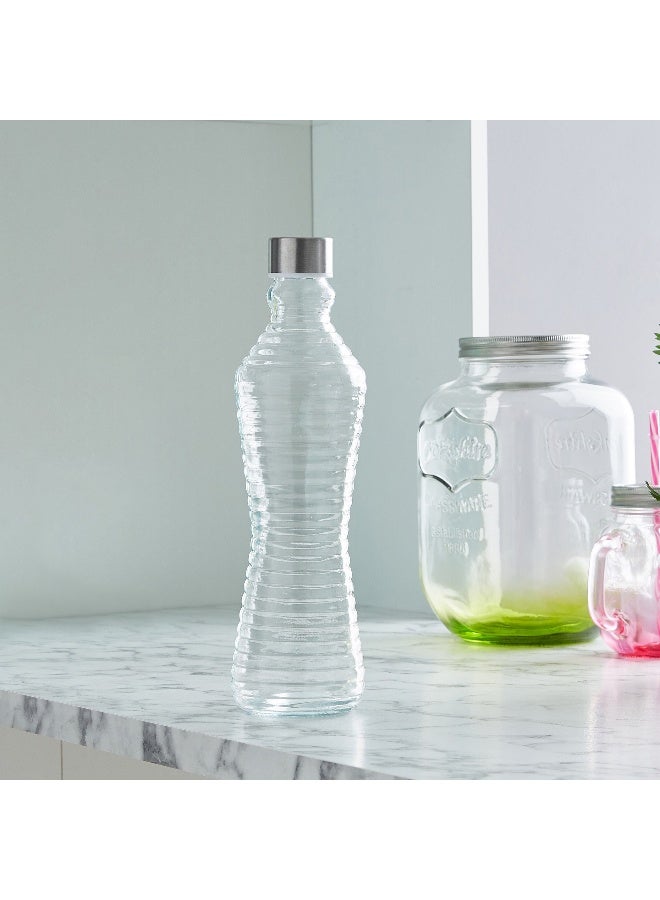 Home Box Coolers Textured Glass Bottle - Image 1