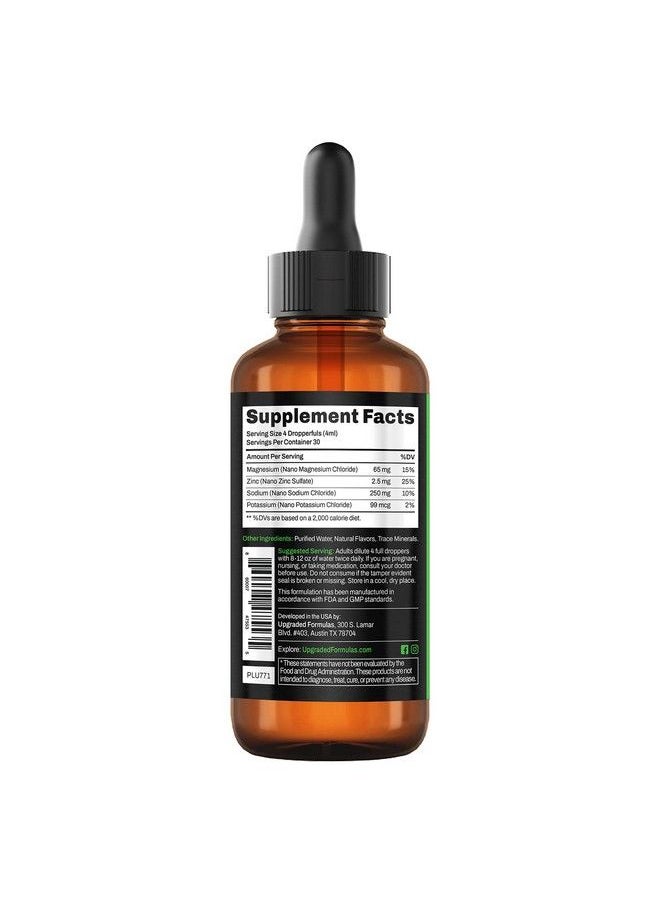 Upgraded Formulas - Upgraded Charge Optimal Electrolyte Blend With Liquid Nano Minerals Dietary Supplement 4 Fluid Ounces - Image 1