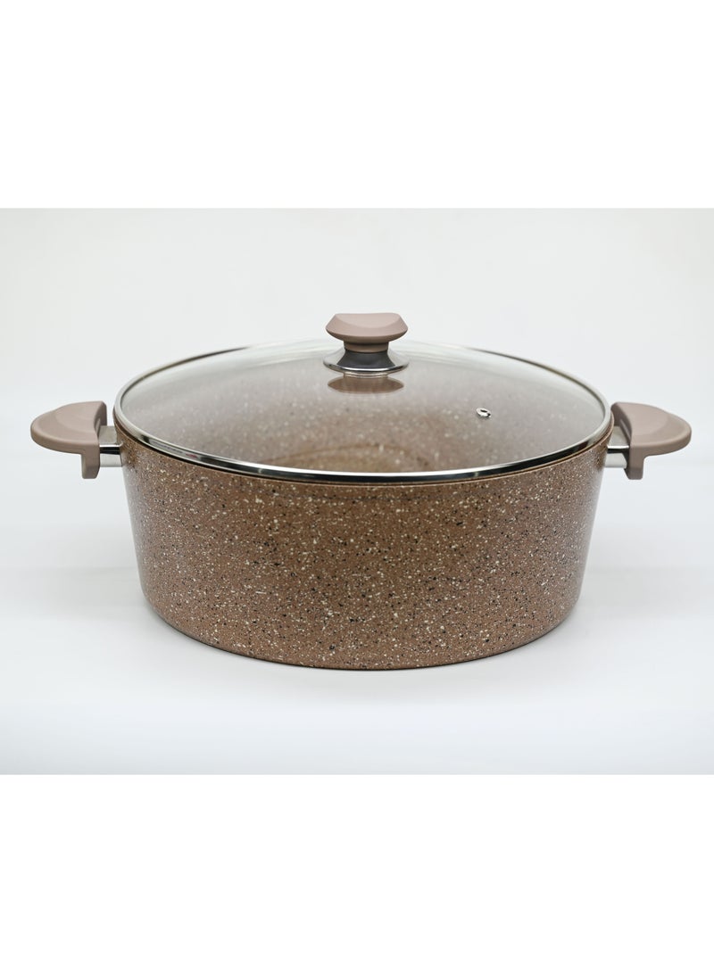 OMS 3110 - 34 CM Granitec Non Stick casserole. Made in Turkey - Image 1