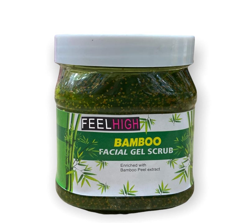 FEELHIGH face and body scrub bamboo gel scrub - Image 1