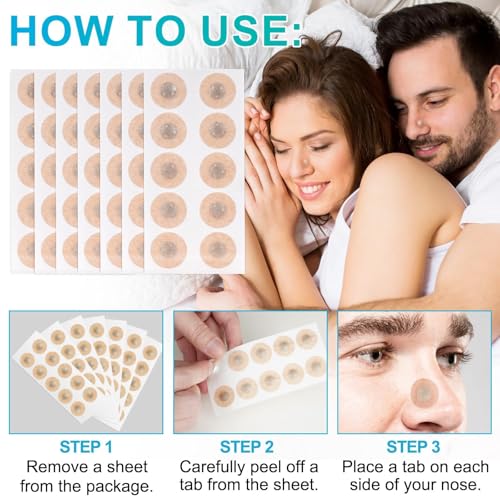 SQUISHCO 120Pcs Nose Strips For Breathing, Nasal Strips For Breathing, Snoring Stopper For Men and Women Nose, Nostril Opener for Night Use - Image 5