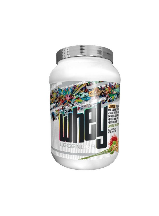 Absolute Nutrition بروتين واي "ليجيندر" من أبتسولوت نيوترشن 1 كجم (كاجو زعفران فستق) خالي من السكر - Image 1