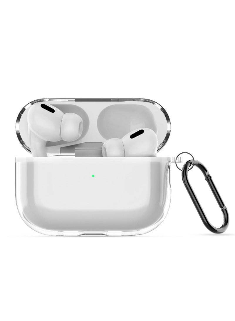 blupebble Crystal Clear Shockproof Case Transparent Ultra Slim Cover Compatible with Apple AirPods Pro 2 - Image 1