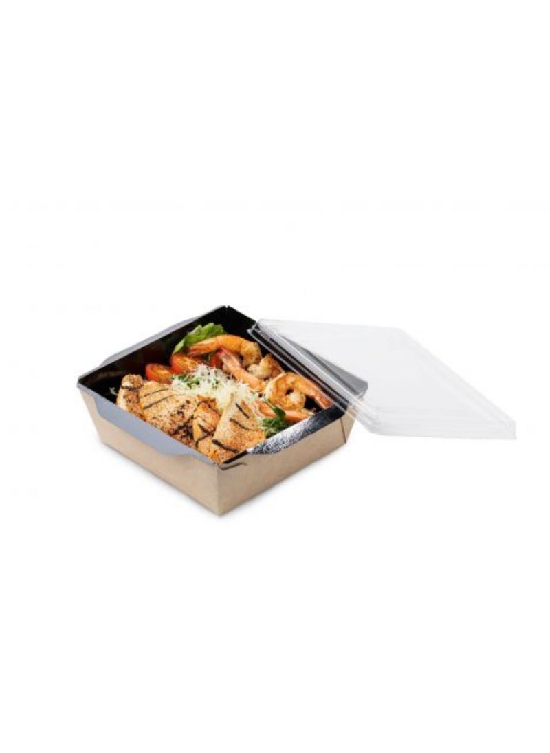 Doeco Salad Container With Lid 350 Black Edition 