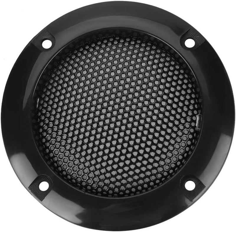 2 Inch Speaker Cover, Speaker Protective Mesh Cover, Speaker Grills Cover Guard, Subwoofer Decorative Steel Mesh Circle Protection Audio Accessories for Car Outdoor Speaker.(Screw Included)(Black) - Image 2