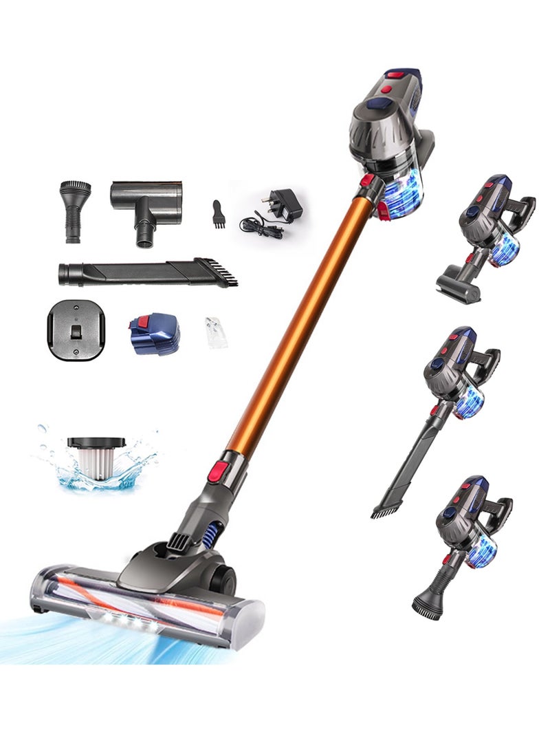 Generic - 25KPa Cordless Vacuum Cleaner,150w Brushless Motor,Strong Suction,6 in 1 Stick Vacuum Cleaner,Powerful LED Headlights, 45Mins Long Runtime, Carpet Pet Cleaning - Image 1