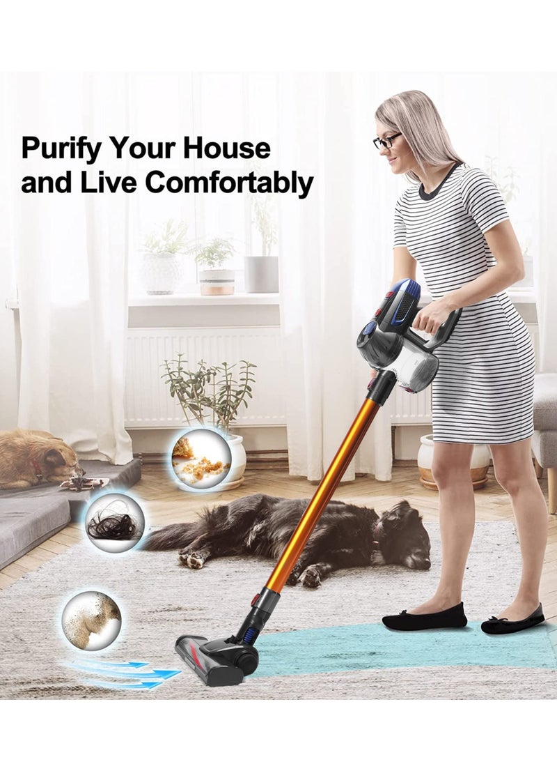 Generic - 25KPa Cordless Vacuum Cleaner,150w Brushless Motor,Strong Suction,6 in 1 Stick Vacuum Cleaner,Powerful LED Headlights, 45Mins Long Runtime, Carpet Pet Cleaning - Image 1